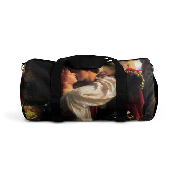 Duffel Bag, Romeo and Juliet, Gift for Romeo and Juliet Fanatic, Gift for Thespian, Gift for Artist, Gift for Actress, Shakespearean Actress