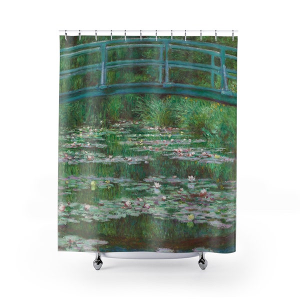 Cortina de ducha, Cortina de ducha Monet Waterlilies