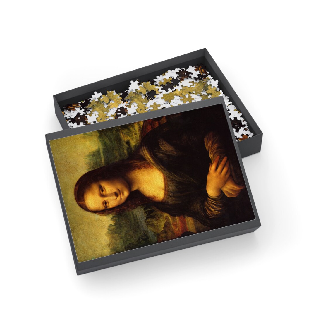 Steve Kaufman 500 Piece Mona Lisa Puzzle - 19 X 13 Inch Finished Size, Art Jigsaw Puzzle For Adults - View #4