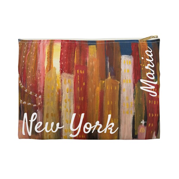 Pochette accessoire de New York, étui à crayons, souvenir de New York, souvenir de New York