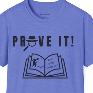 Text Evidence Teacher Shirt Elementary Middle High School Comfortable Unisex Teacher Outfit Teach Love Inspire #TeacherLife