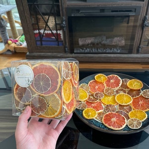 Dehydrated Citrus Fruit - 150+ Piece Dried Fruit Mix - Dried Lemons / Limes / Oranges / Grapefruit - Decor Fruit - Cocktail Fruit - Garnish