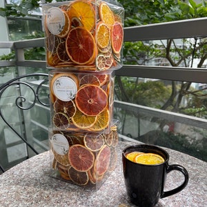 3 BOXES of Dehydrated Citrus Fruit - 450+ Piece Dried Lemons / Limes / Oranges / Grapefruit - Decor Fruit - Cocktail Fruit