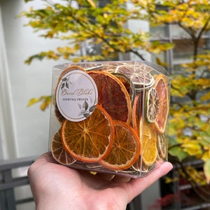 Citron / Citron vert / Orange / Pamplemousse séchés - Fruits secs - Plus de 80 agrumes - Boîte d'agrumes - Fabrication de bougies - Pot-pourri