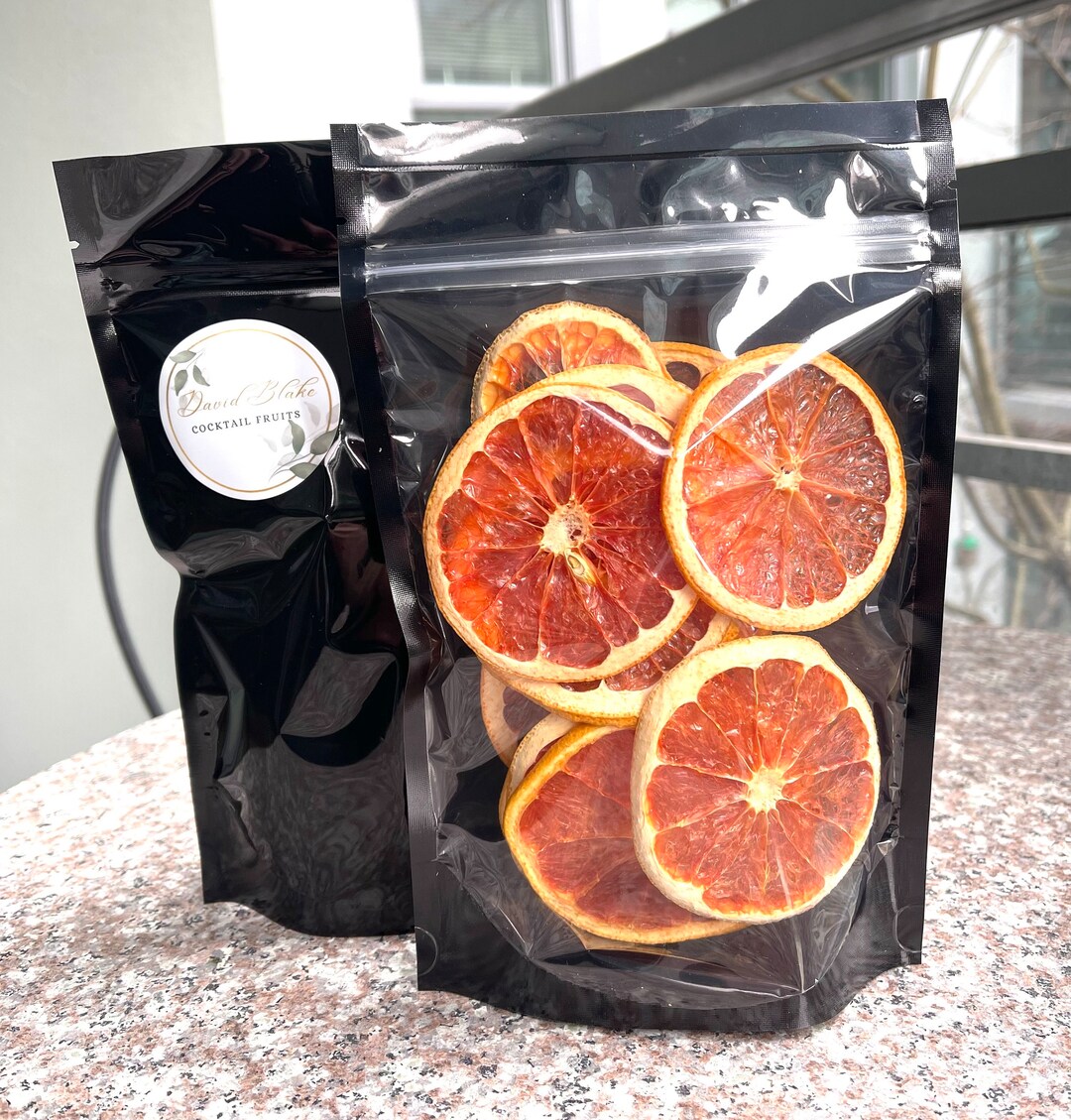 Dehydratd Grapefruit Wheels - Dried Grapefruit Slices - Grapefruit