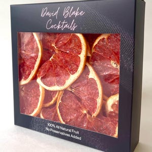 Dehydrated Grapefruit Half Wheel Gift Box - Grapefruit Dried Slices - Half Round Grapefruit - Grapefruit in Bulk - Grapefruit Gift Box