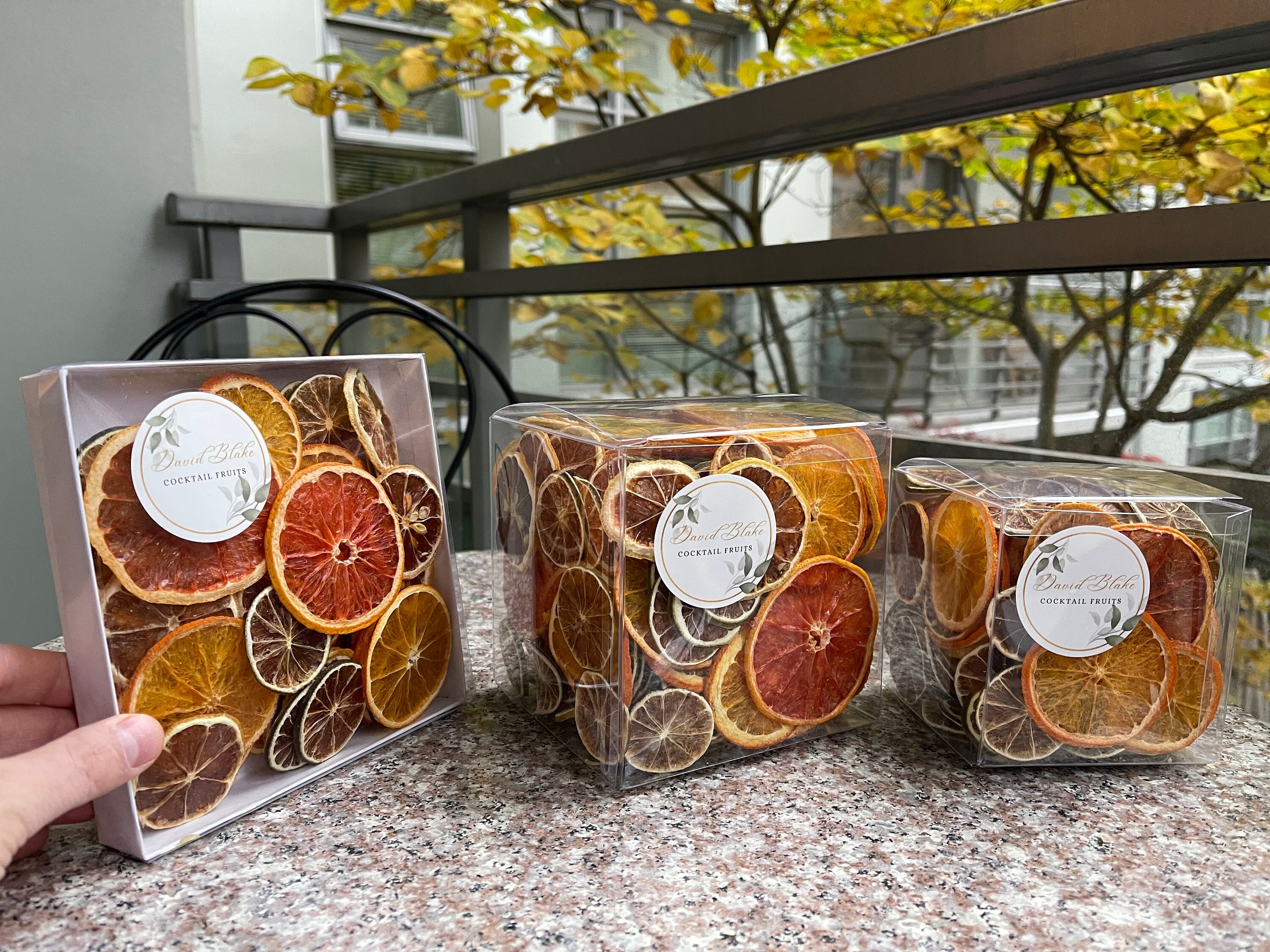 Dried Fruit Box Set - Dried Lemon / Lime / Orange / Grapefruit