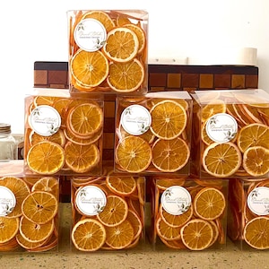 Gedehydrateerde sinaasappel in BULK - 1000+ stuks gedehydrateerde sinaasappel - 1000+ stuks gedroogde sinaasappelwielen - 8 grote dozen gedroogde sinaasappel