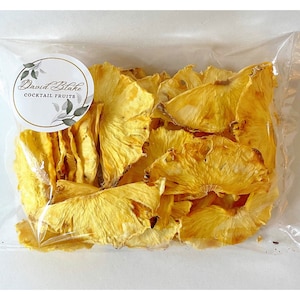 Dehydrated Pineapple - Dried Pineapple Slices - Dry Pineapple Bulk - Pineapple Garnish - Decor Fruit - Cocktail ware - Pina Colada