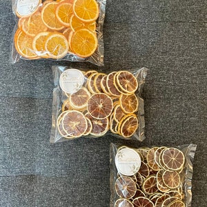 Agrumes déshydratés - Variété de fruits secs - Mélange de fruits séchés - Agrumes séchés - Rondelles d'agrumes - Tranches de fruits - Fruits secs