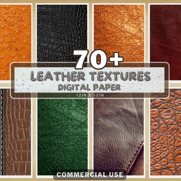 70+ Leather Textures Digital Papers, Rustic Leather Page, Leather clipart, Vintage Printable Leather, Digital Leather, Leather Paper