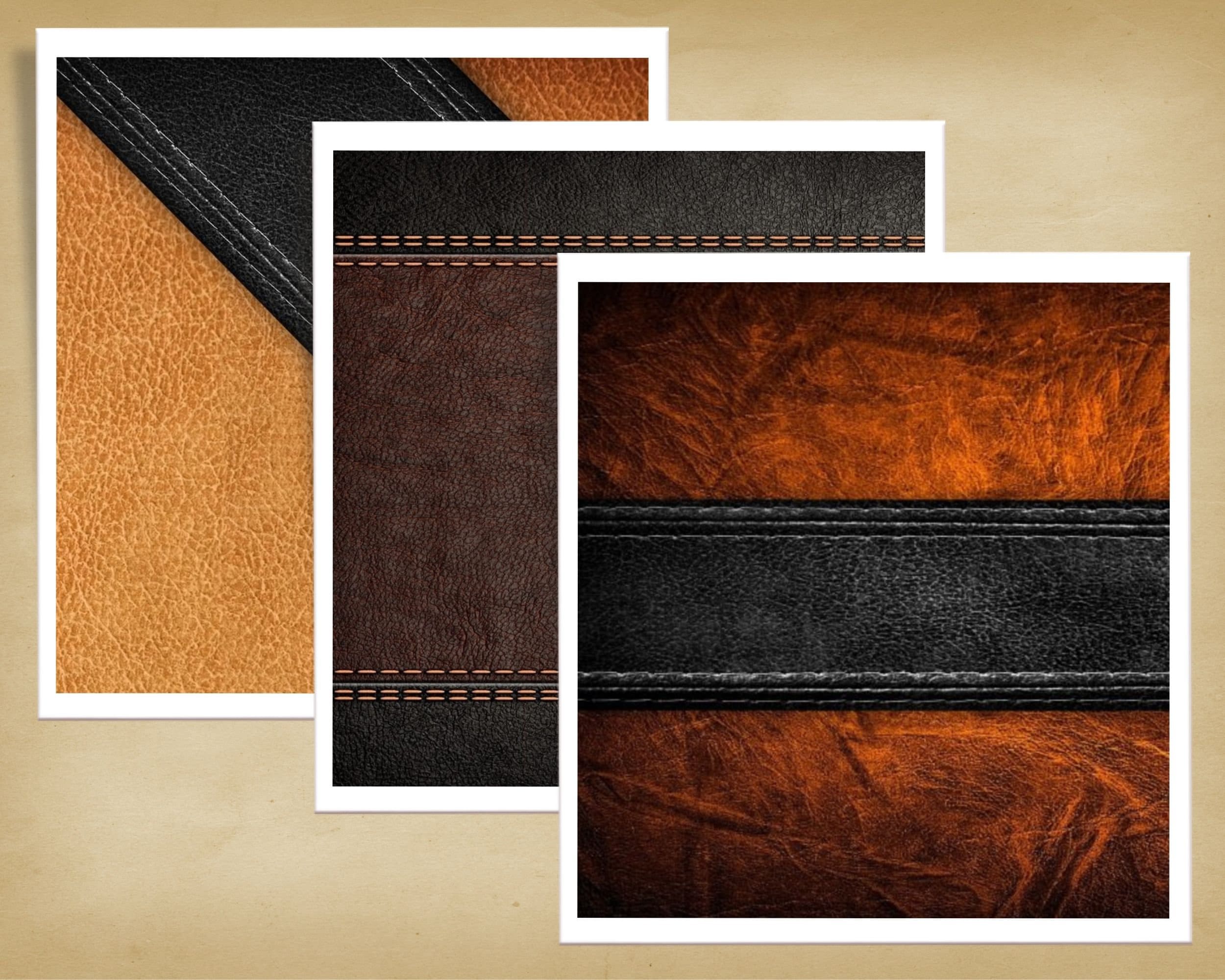 70 Leather Textures Digital Papers, Rustic Leather Page, Leather ...