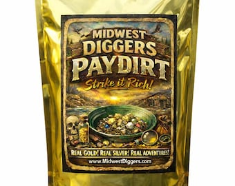 Alaska Gold Paydirt: Guaranteed Gold & Silver, 2 pound Bag