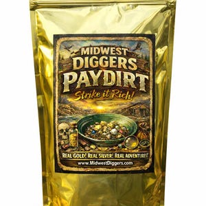 Alaska Gold Paydirt: Guaranteed Gold & Silver, 4 pound Bag