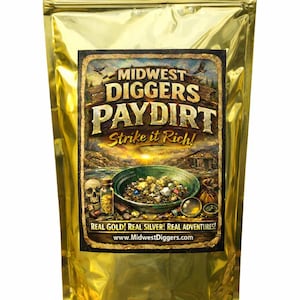 Alaska Gold Paydirt: Guaranteed Gold & Silver, 6 Ounce Bag