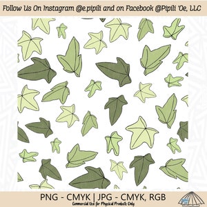 Kukui Leaves Repeating Pattern - Black Background - Kukui Nut Leaves Pattern - Kukui Nut Leaf Seamless - Hawaii Repeating Pattern - PNG