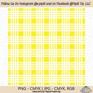 Palaka Pattern - Yellow - Palaka Repeating Pattern - Palaka Seamless PNG - Palaka Design for Sublimation - Palaka Repeating JPG - RGB Design