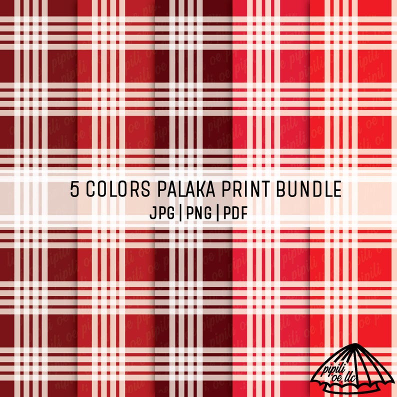 Palaka Pattern Line Palaka Pattern - Red Color Palette - Repeated Pattern - Pattern Bundle ...