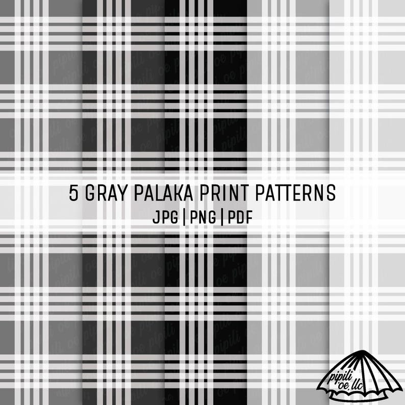 Palaka Pattern Line Palaka Pattern - Gray Color Palette - Repeated Pattern - Pattern Bundle ...