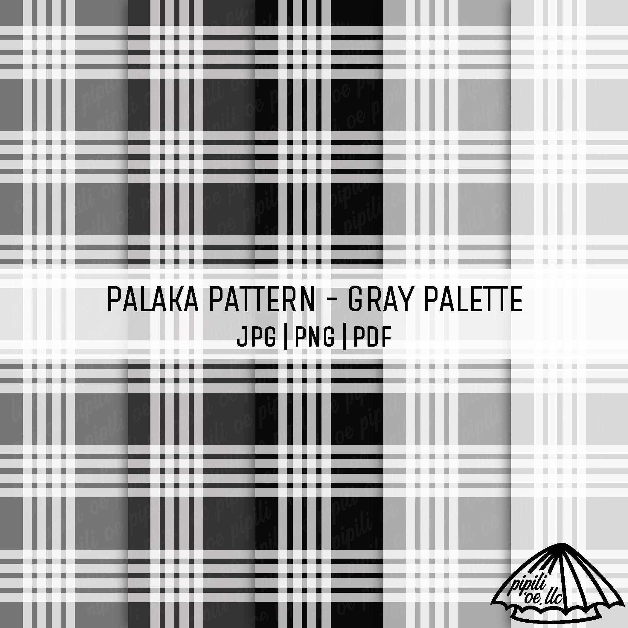 Palaka Pattern - Gray Color Palette - Repeated Pattern - Pattern Bundle ...