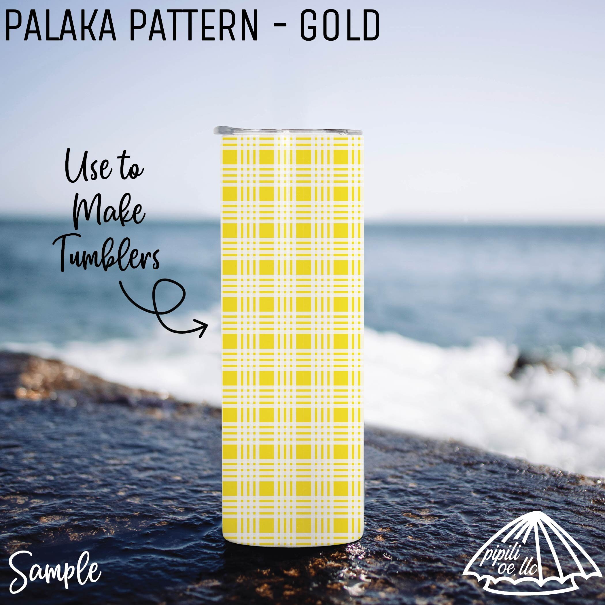 Palaka Pattern - Gold - Hawaii Repeating Pattern - Palaka Seamless PNG ...