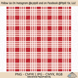 Palaka Pattern - Red - Palaka Repeating Pattern - Palaka Seamless PNG - Palaka Design for Sublimation - Palaka Repeating JPG - RGB Design