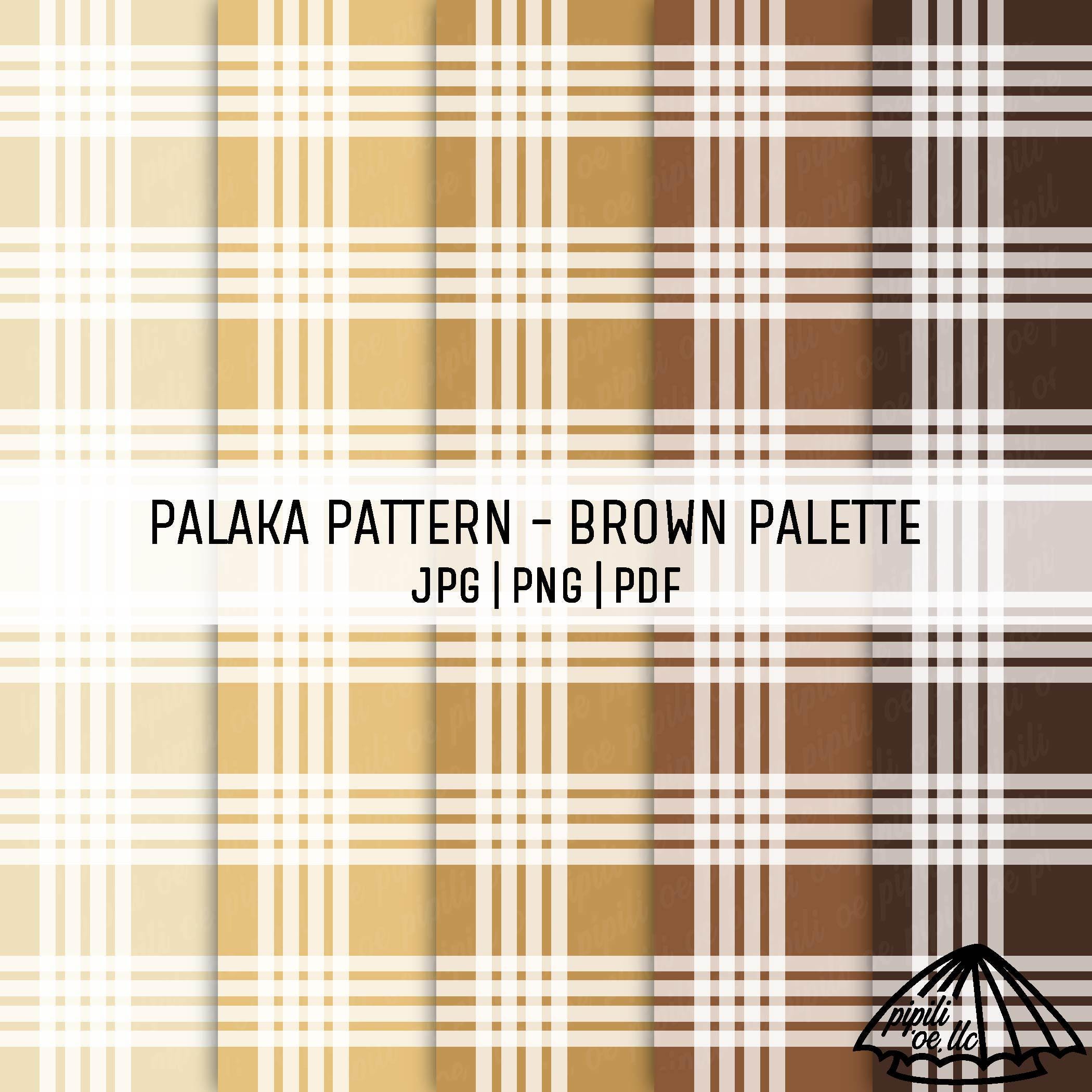 Palaka Pattern - Brown Color Palette - Repeated Pattern - Pattern ...