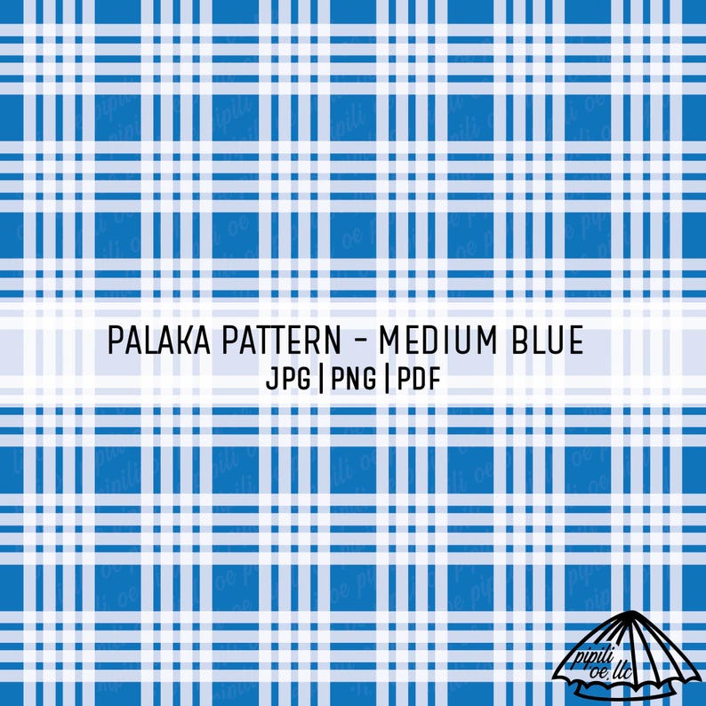 Palaka Pattern Line Palaka Pattern - Medium Blue - Palaka Repeating Pattern - Palaka ...