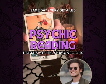 Psychic Reading, Same Day Tarot Reading, Love Reading Tarot, Video Tarot Reading, Voice Record Tarot, Blind Reading, Relationship Reading