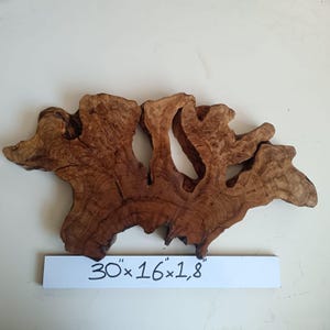 30&quot; Olive Wood Slab, Unfinished live edge slab for craft, Epoxy resin raw wood, Olive wood slice for wood arts, Live Edge Raw edged wood art