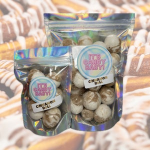 Cinnamon Roll Freeze Dried Taffy: Crunchy Space Candy