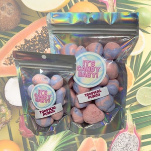 Tropical Punch Freeze Dried Taffy l Freeze Dried Candy l Freeze Dry Taffy l TikTok Candy l Space Candy l Salt Water Taffy