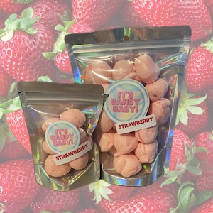Strawberry Freeze Dried Taffy l Freeze Dried Candy l Freeze Dry Taffy l TikTok Candy l Space Candy l Salt Water Taffy | Strawberry Taffy
