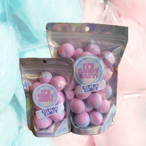 Freeze Dried Cotton Candy Taffy: Light, Airy, Crunchy