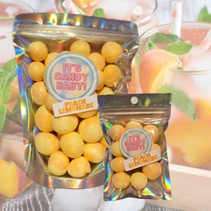 Peach Lemonade Freeze Dried Taffy l Freeze Dried Candy l Freeze Dry Taffy l TikTok Candy l Space Candy l Salt Water Taffy