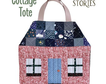 The Cosy Cottage Tote Bag Sewing Pattern (Digital Download)