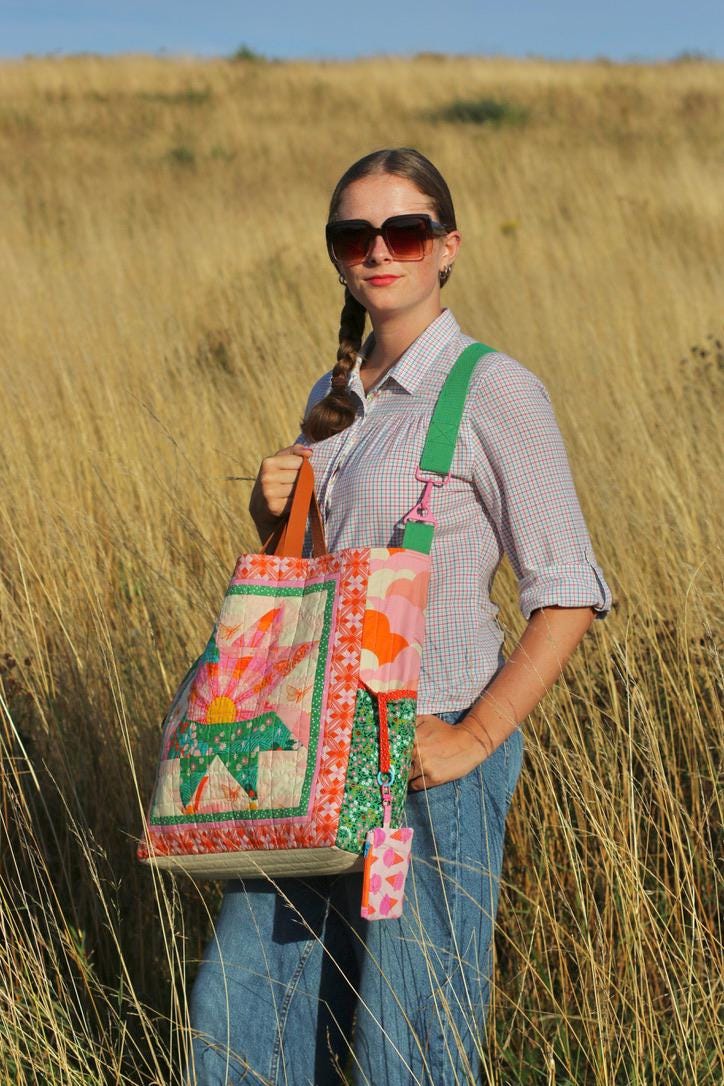 Nellie Tote Bag Sewing Pattern: XL & Jumbo Sizes (digital Download) - Etsy