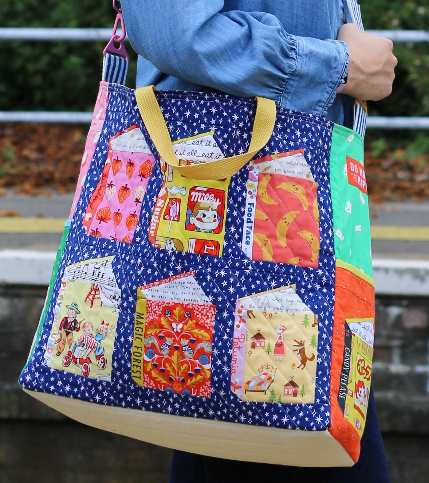 Nellie Tote Bag Sewing Pattern: XL & Jumbo Sizes (digital Download) - Etsy