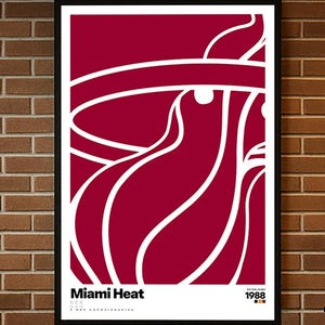 Miami Heat, Basketball Gifts, Sports Poster, Basketball Poster, Basketball Wall Art, Miami Heat poster, Miami Heat, Heat