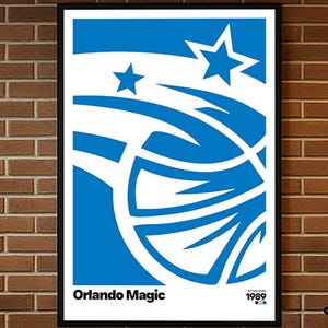 Orlando Magic, Basketball Gifts, Sports Poster, Basketball Poster, Basketball Wall Art, Orlando Magic Art, Orlando Magic Poster, Magic