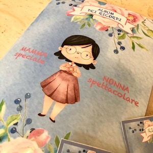 Festa della Mamma Nonna  Album di figurine personalizzato