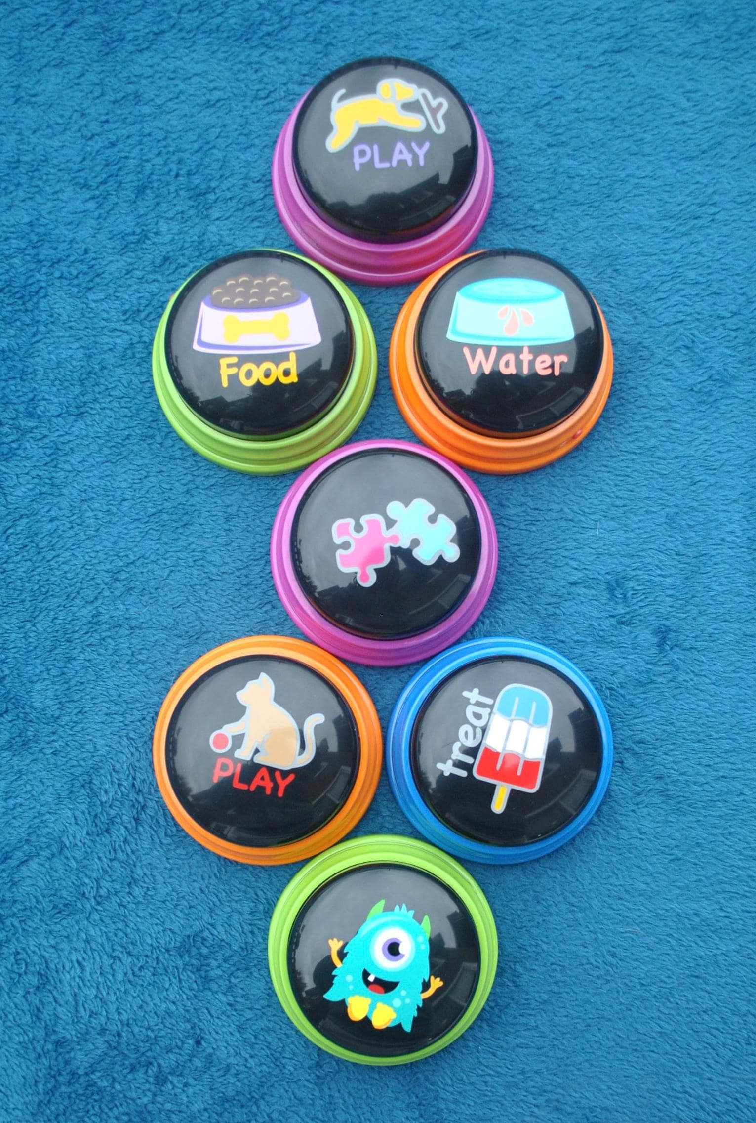 Talking Button Decals/stickers/labels; Hunger for Words, Learning ...