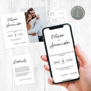Minimalist Wedding Invitation