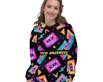 Kassette Tonband Bronco Outfitters Retro Hoodie