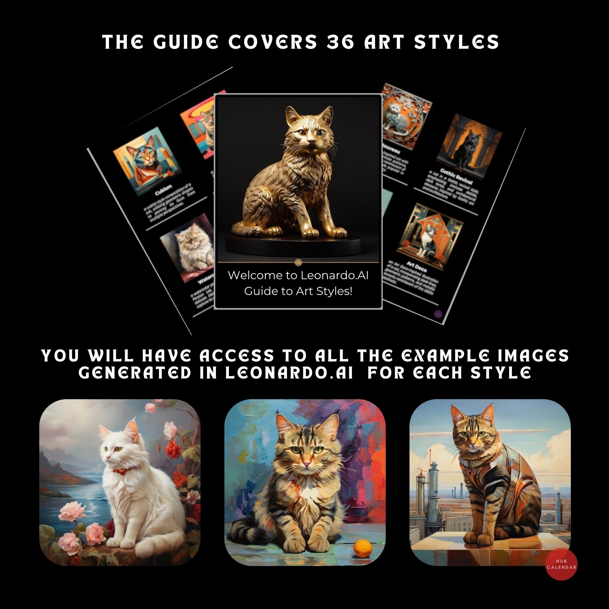 Leonardo AI Prompts, Leonardo AI Art Guide With Cat AI Art Example