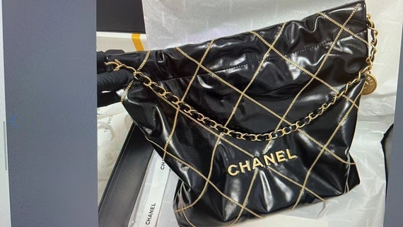 C_h_an.el Hand Bag for Womenshoulder Bagssmall Brown Leather 