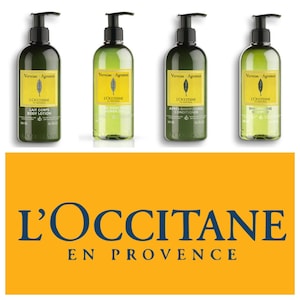 L&#39;Occitane Citrus & Verbena Shampoo, Conditioner, Body Lotion, Shower Gel Set 4 x 300ml Bottles