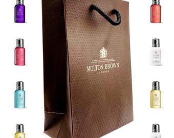 Molton Brown Ladies Bath, Body & Hair Gift Set 8 x 30ml and Gift Bag
