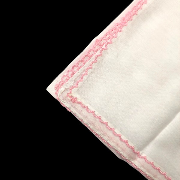 Pink Crochet Lace Edges Cheesecloth Scarf Authentic Hammam Bath Hair Towel Wrap Ultra-Thin Quick-Drying 100% Turkish Cotton 35x35 inch