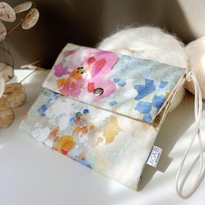 Interchangeable knitting needle case - needles stay in place /compact interchangeable needle case /gift for knitter